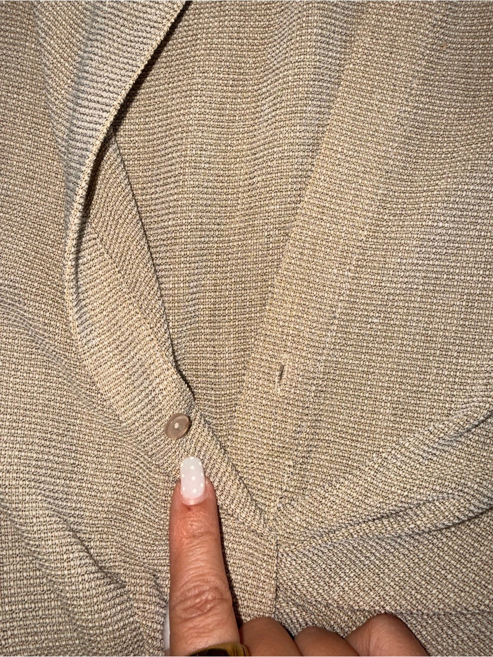ASTR the Label long sleeve crop linen top - Picture 5 of 10